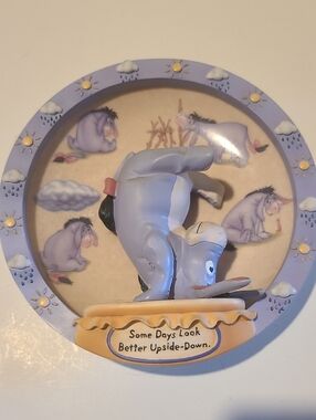 Eeyore Upside-Down Decorative Plate